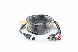 Cable 4-pin + 1 audio + 1 power, 5 meters